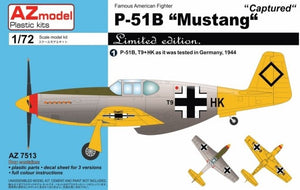 Maquette AZmodel AZ7513 P-51B Mustang « Capturé » 1/72