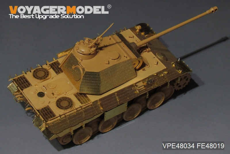 Maquette Voyager VPE48034 Char Panther A allemand de la Seconde Guerre mondiale (modèle de base) pour SUYATA NO-001, échelle 1/48 – image 5