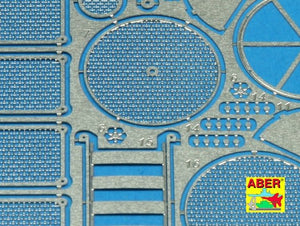 Aber 35G14 Grilles pour char allemand Sd.Kfz.171 Panther, Ausf.G dernier modèle (1/35)  – Bild 3