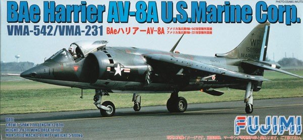 Fujimi 72210 Harrier AV-8A (1/72)