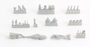 Pontos 37019F1 USS FFG Oliver Hazard Perry Class Long Hull Detail Up Set ADVANCED 1/350 – image 8