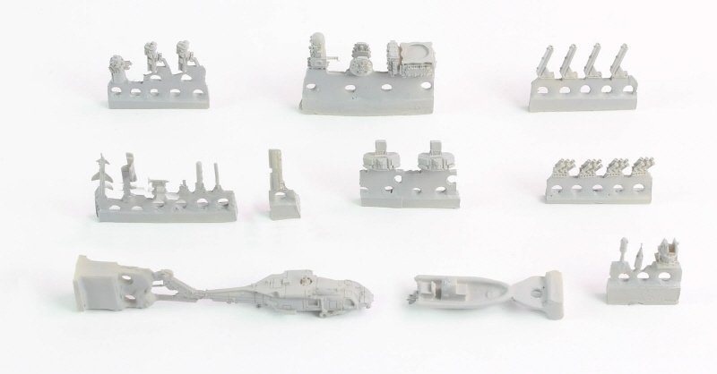 Pontos 37019F1 USS FFG Oliver Hazard Perry Class Long Hull Detail Up Set ADVANCED 1/350 – image 8