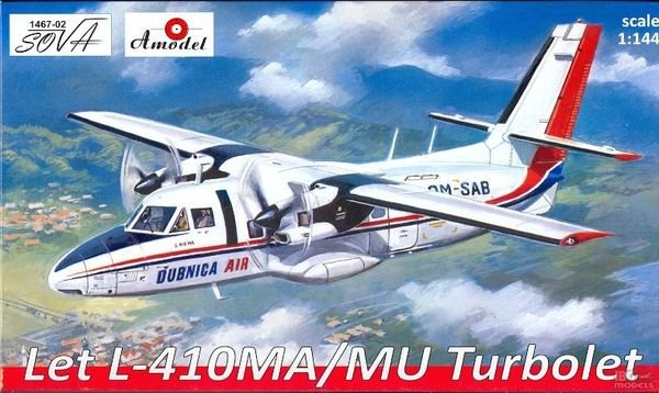 Modèle A 01467-2 Let L-410MA/MU Turbolet 1/144