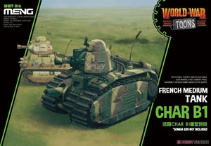 Modèle Meng WWT-016 World War Toons Char B1 Char moyen français