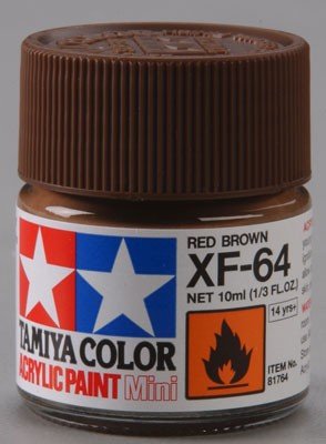 Peinture acrylique Tamiya XF64 Rouge Brun (81764) 10 ml – image 2