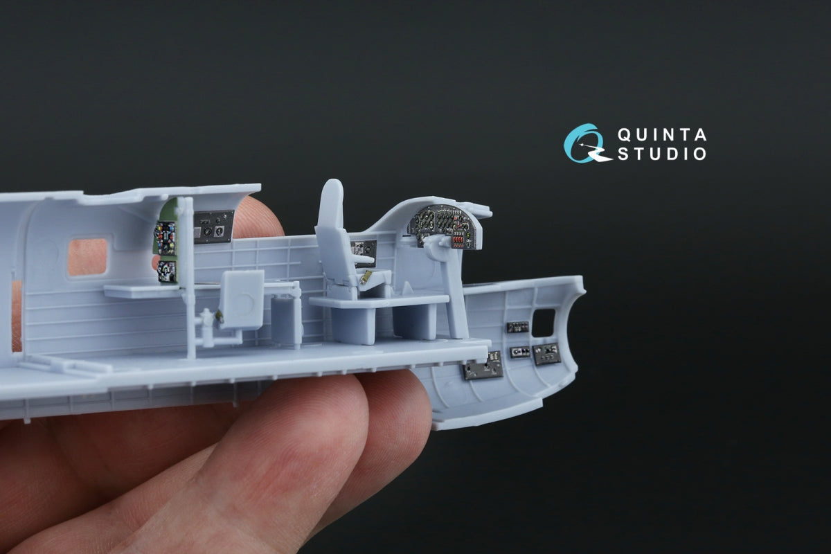 Intérieur coloré imprimé en 3D sur papier décalcomanie pour Avro Lancaster B.II (Airfix) - Quinta Studio QD72156 - Échelle 1/72 – image 10