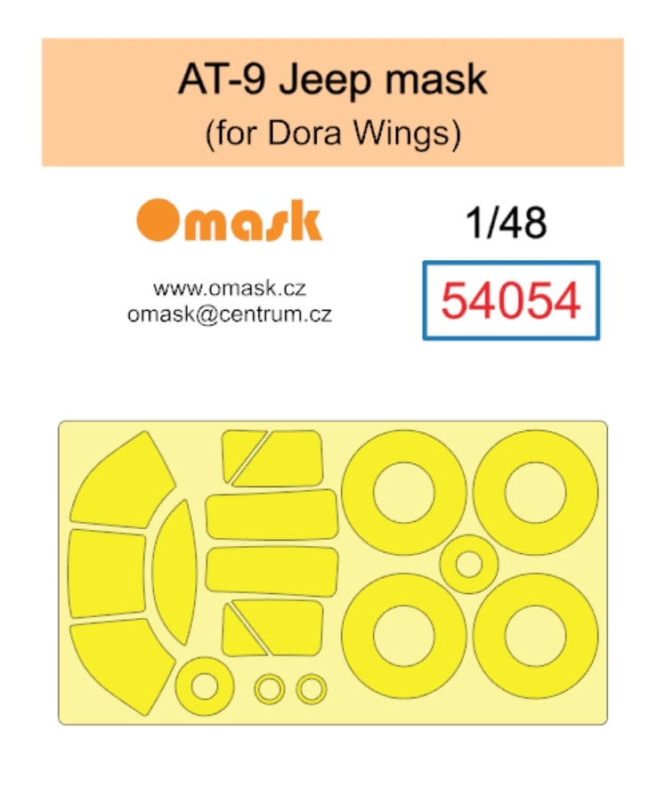 Masque Omask 54054 AT-9 Jeep (pour Dora Wings) 1/48 