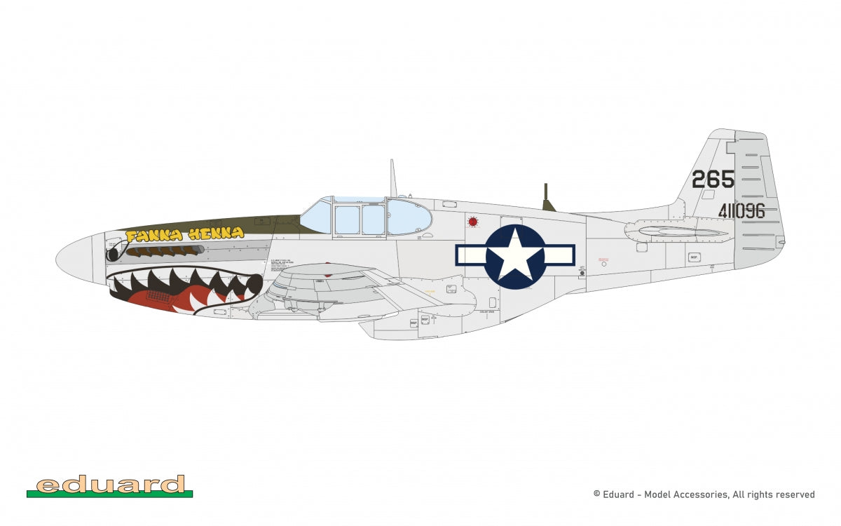 Eduard 82108 P-51B/C Mustang avec aileron dorsal 1/48 – imagen 11