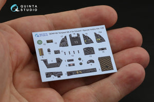 Intérieur imprimé en 3D et coloré sur papier décalcomanie Quinta Studio QD48190 Tempest Mk.II (Eduard) 1/48 – image 7