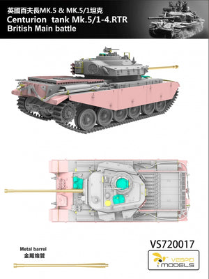 Vespid Models VS720017 Centurion Mk.5/1 - 4. Maquette de char de combat principal britannique RTR au 1/72 – image 3