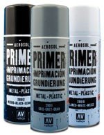 Apprêt de surface Vallejo 28011 Gris en aérosol 400 ml.