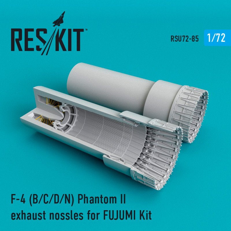 RESKIT RSU72-0085 Toits d&amp;#39;échappement F-4 B/C/D/N Phantom II pour Fujimi 1/72