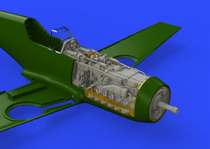 Eduard 648300 Bf 109F moteur et canons de fuselage EDUARD 1/48
