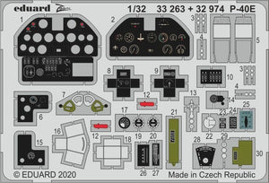 Eduard BIG33122 P-40E partie I pour Trumpeter 1/32 – immagine 3