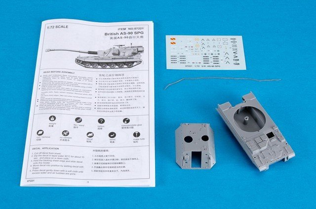 Trumpeter 07221 U. K. AS-90 SPG 1/72 – zdjęcie 2