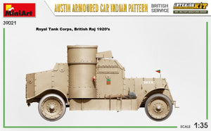 Miniart 39021 Voiture blindée Austin, modèle indien. Service britannique. Maquette intérieure 1/35 – Bild 16