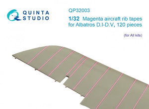 Quinta Studio QP32003 Rubans côtelés magenta Albatros DI-DV (Tous les kits) 1/32