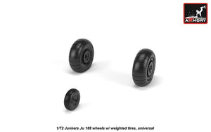 Roues Junkers Ju 188 avec pneus lestés, Armory Models AW72203, échelle 1/72 – image 2