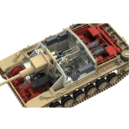 Maquette Rye Field 5073 StuG III Ausf. G, première production avec intérieur complet, échelle 1/35 – image 5
