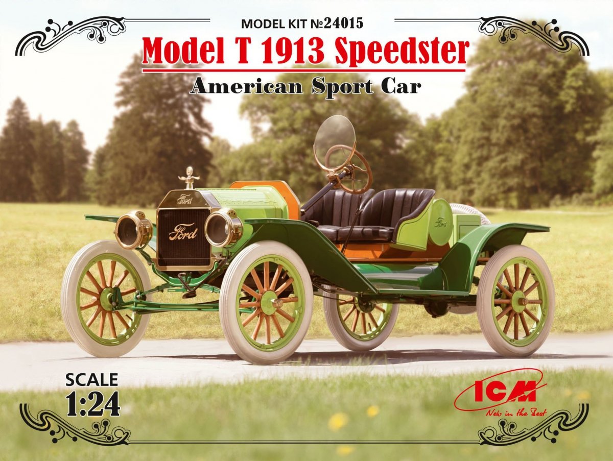 ICM 24015 Modèle T 1913 Speedster Voiture de sport américaine 1/24