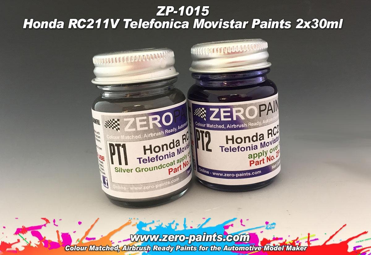 Peintures Zero Paints ZP-1015 Honda RC211V Telefonica Movistar 2x30ml