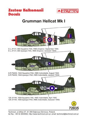 Techmod 72035 - Grumman Hellcat I 1/72 – zdjęcie 2