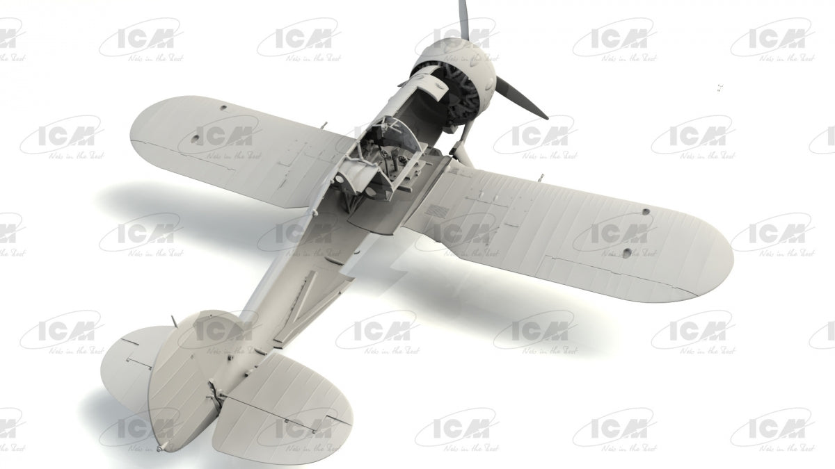 ICM 32045 Gloster Sea Gladiator Mk.II avec pilotes de la Royal Navy 1/32 – immagine 9