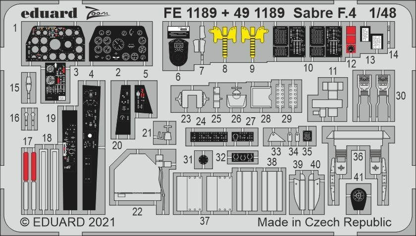 Eduard 491189 Sabre F.4 AIRFIX 1/48