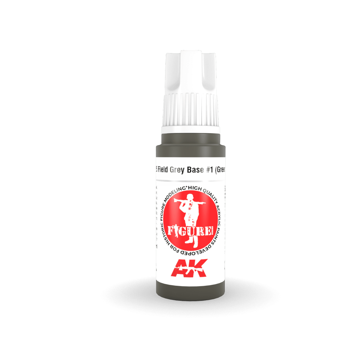 AK Interactive AK11425 Base Gris Field n° 1 (Uniforme vert) 17 ml – Bild 2