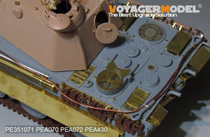 Plan de conception de base du prototype de Panther II allemand de la Seconde Guerre mondiale (Voyager Model PE351071) pour Amusing Hobby à l&amp;#39;échelle 1/35 – image 6
