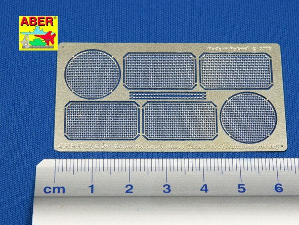 Aber 35G24 Grilles pour char super lourd allemand E-100 (1/35) – immagine 2