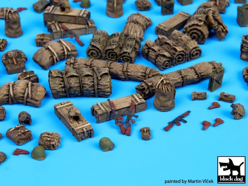 Équipement américain de la Seconde Guerre mondiale Black Dog T72038, échelle 1/72 – image 2