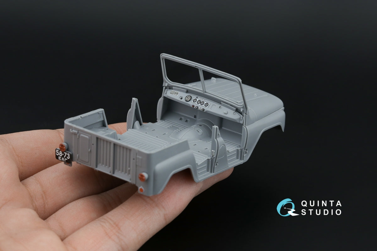 Quinta Studio QD43003 UAZ-469 3D-Printed &amp;amp; coloured Interior on decal paper (Zvezda) 1/43 – zdjęcie 11