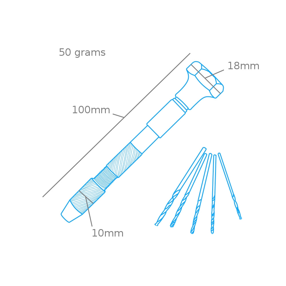 Étau à broches Modelcraft PPV2237-D à double extrémité pivotante et 5 forets (0 - 2,9 mm) – Bild 2