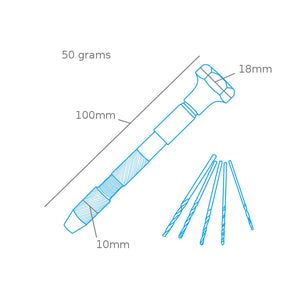 Étau à broches Modelcraft PPV2237-D à double extrémité pivotante et 5 forets (0 - 2,9 mm) – Bild 2