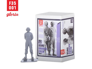 Figurines imprimées en 3D à l&amp;#39;échelle 1/35 de l&amp;#39;équipe au sol Gloria F35001 USMC Type 1 – immagine 4