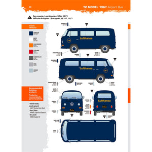 AK Interactive AK35033 T2 MODEL 1967 AIRPORT BUS 1/35 – zdjęcie 19