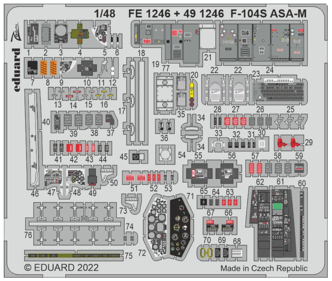 Eduard 491246 F-104S ASA-M KINETIC 1/48 – image 2