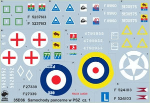 ToRo Modèle 35D36 - Voitures blindées au service de la Pologne vol.1 Égypte 1942 - Italie 1945 1/35
