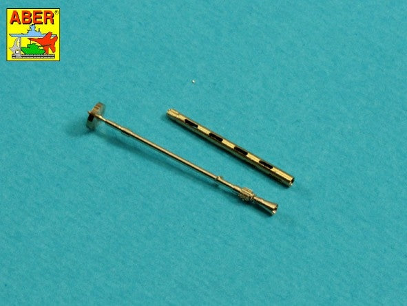 Aber A32019 Jeu de 2 canons pour mitrailleuses d&amp;#39;avion britanniques Browning .303 avec cache-flammes 1/32 – image 6