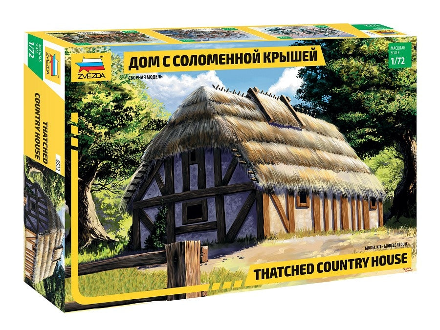 Zvezda 8532 - Maison de campagne au toit de chaume 1/72