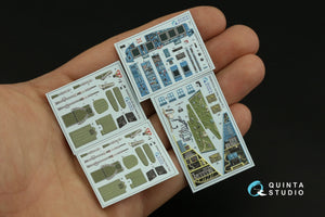 Intérieur coloré imprimé en 3D sur papier décalcomanie Quinta Studio QD48018 Su-34 (KittyHawk) 1/48 – image 5