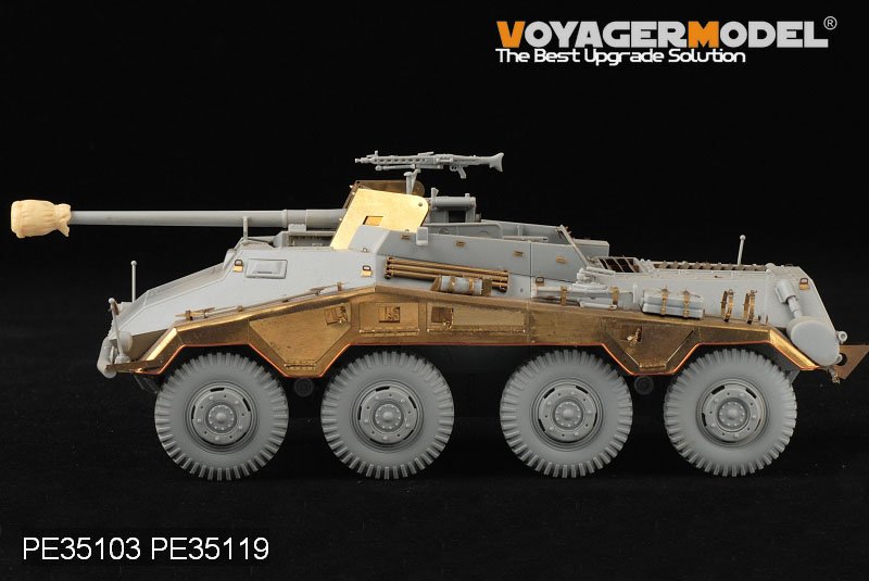 Boîte de rangement Voyager modèle PE35119 pour Sd.Kfz 234 8 Road, version initiale (pour la série DRAGON Sd.Kfz.234), échelle 1/35 – image 2