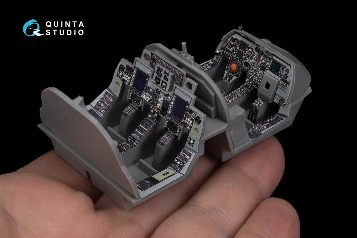 Intérieur imprimé en 3D et coloré sur papier décalcomanie Quinta Studio QDS-48270 EA-6B Prowler (ICAP II) (Kinetic) (Petite version) 1/48  – image 8