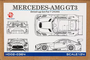 Hobby Design HD02-0364 Mercedes-AMG GT3 - Kit de détails pour Tamiya 24345 1/24
