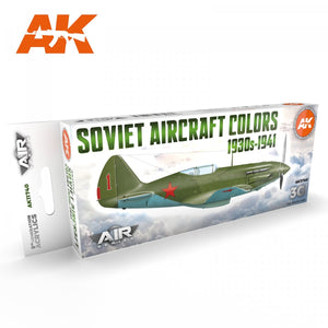 AK Interactive AK11740 Couleurs d&amp;#39;avions soviétiques 1930-1941 8x17 ml