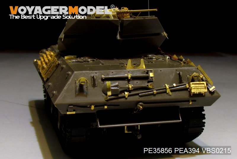 Maquette Voyager PEA394 Chasseur de chars américain M10 de la Seconde Guerre mondiale - Chenilles et pièces supplémentaires (pour TAMIYA 35350) 1/35 – image 3