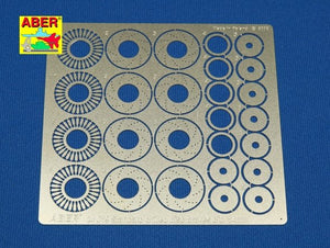 Disques de frein percés standard Aber 24019, diamètre 14 mm (1/24)