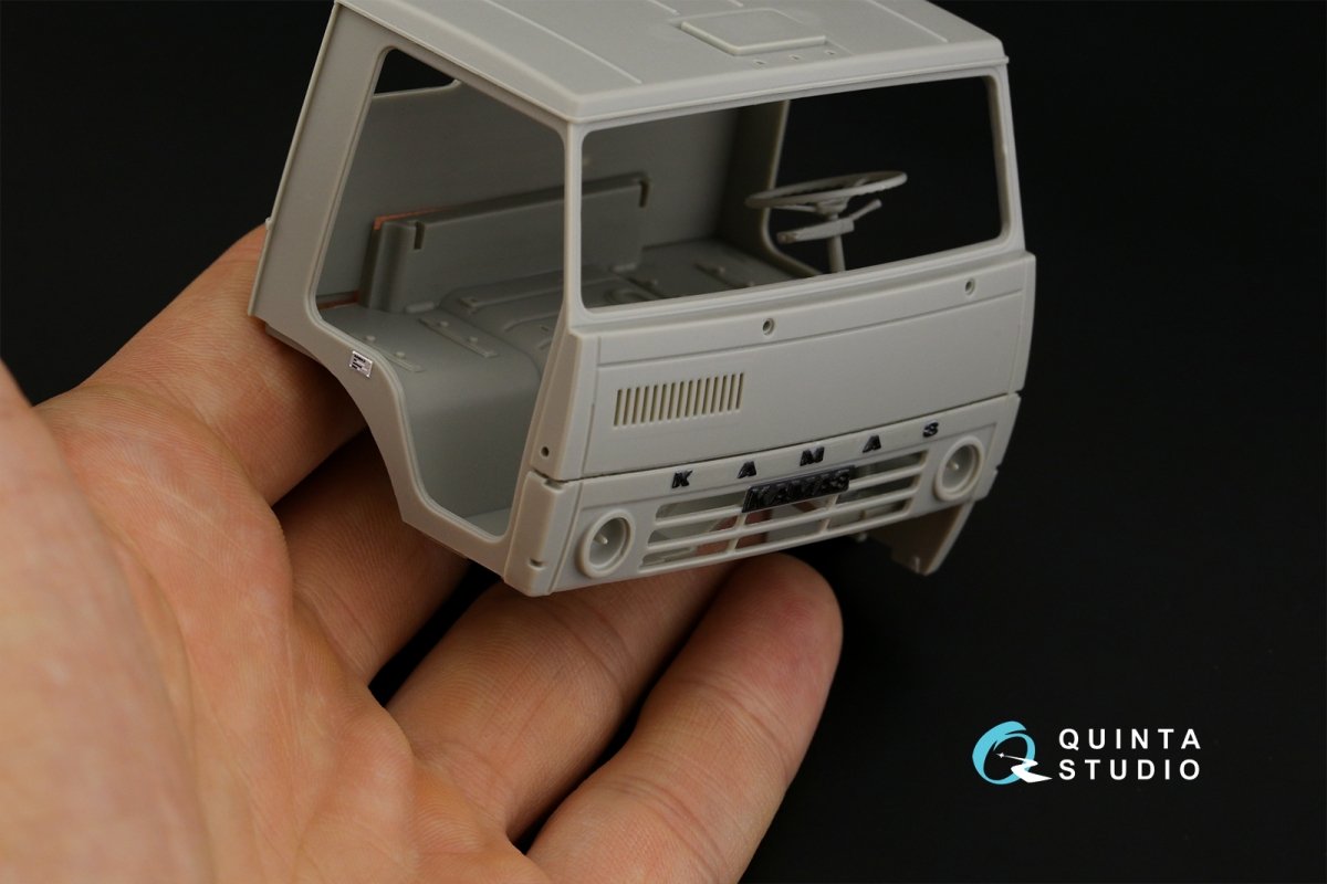 Intérieur imprimé en 3D et coloré sur papier décalcomanie Quinta Studio QD35074 KAMAZ 4310 (Trumpeter) 1/35 – Bild 13