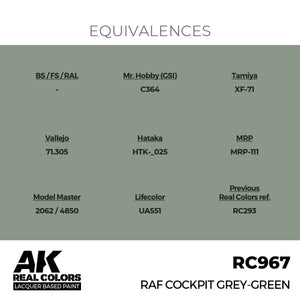 AK Interactive RC967 RAF Cockpit Gris-Vert 17 ml – Bild 3